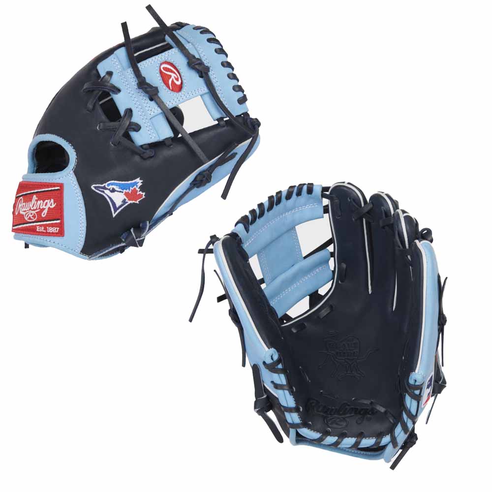 CUSTOM RAWLINGS HEART OF THE HIDE PRO204-2 - BLUE JAYS - 11.5