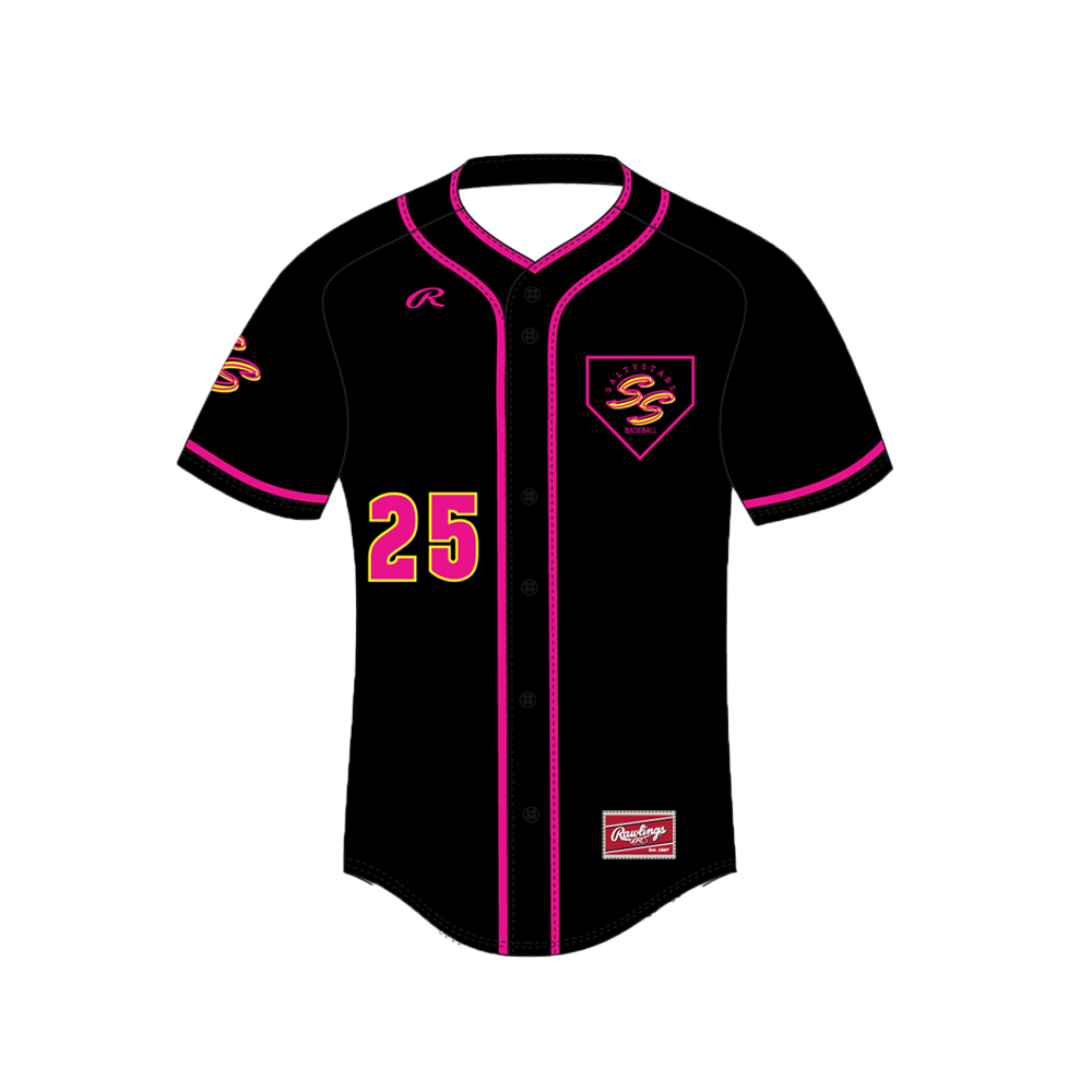 Salty Stars Button Up Jersey - black (8+ week lead time