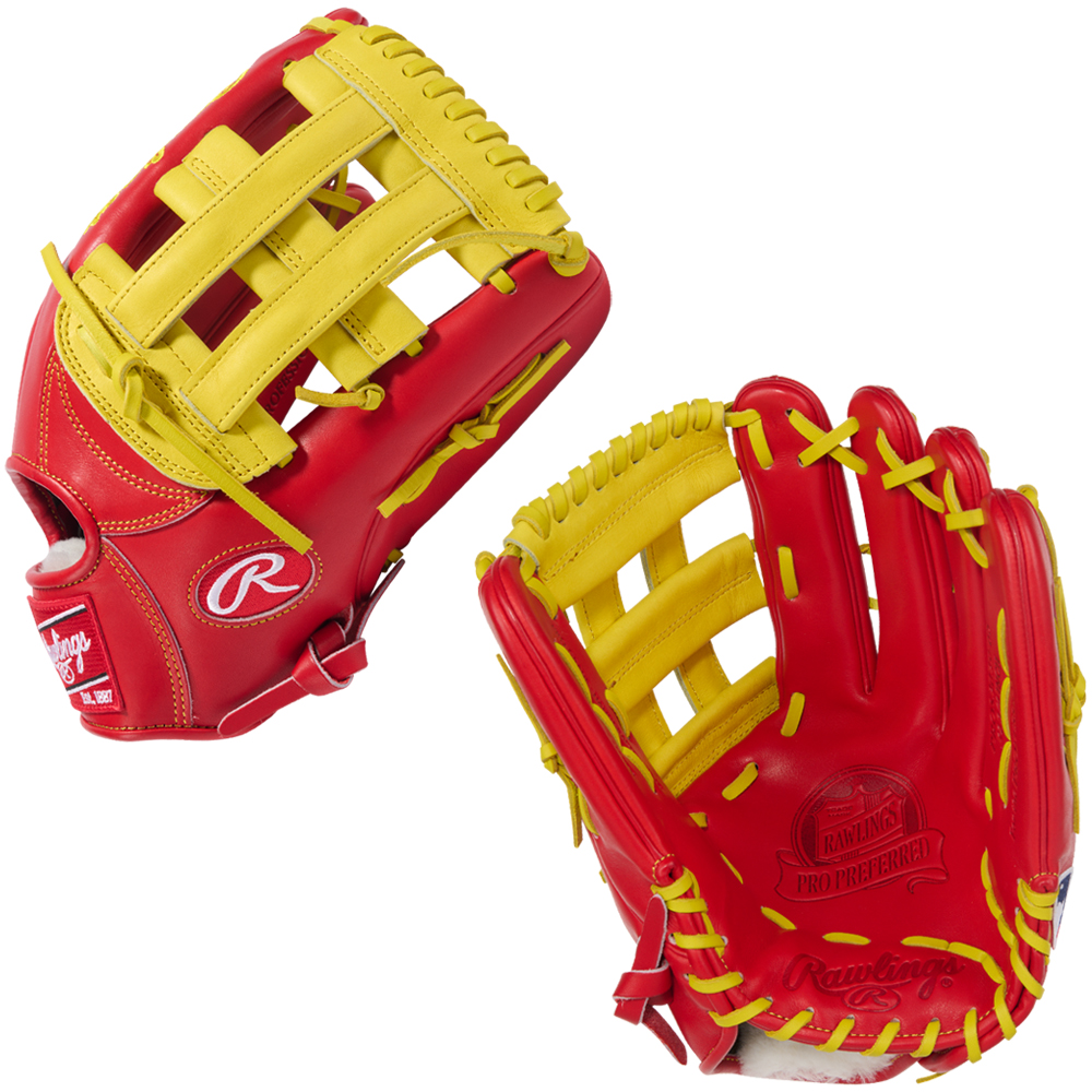 Rawlings Pro Preferred イエローグローブ 硬式 PRO PREFERRED [内野手用] サイズ 11.25 | グラブ
