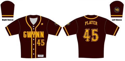 Highland Baseball Custom Spring 2023 Faux Front Player Jersey