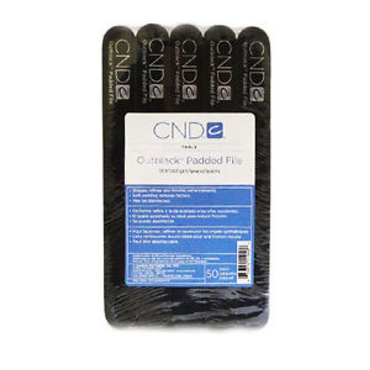 CND Outblack Padded File 120/240 grit