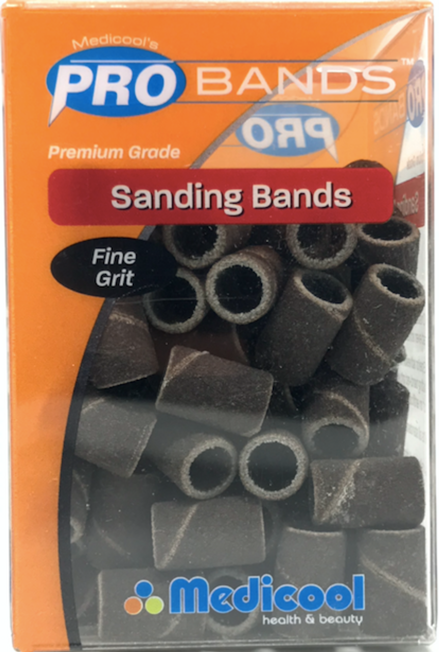 Medicool Brown Sanding Band Grit Fine US Nail Supply LLC