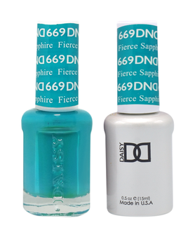 DND Duo Gel  #669 FIERCE SAPPHIRE