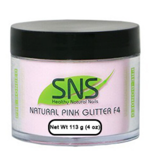 SNS Natural Pink Glitter F4 4oz