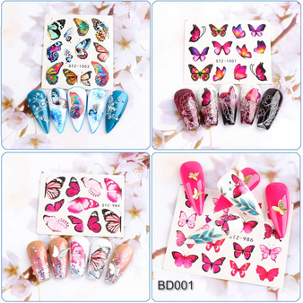 BD001 - Butterfly Water Transfer (set of 30)