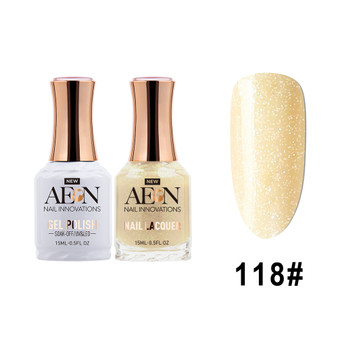 AEON Gel Polish & Nail Lacquer #118 Glitz & Glimmer