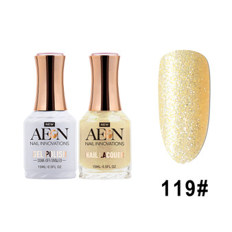 AEON Gel Polish & Nail Lacquer #119 Sparkles Fly