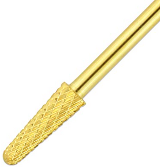 CB12CG - 3/32 Under Nail Cleaner - Cone Shape - Coarse - Gold