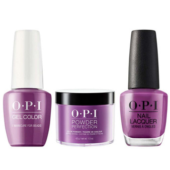 OPI COMBO 3 IN 1 MATCHING - GCN54A-NLN54-DPN54 I MANICURE FOR BEADS