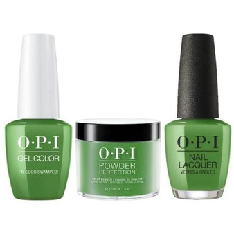 OPI COMBO 3 IN 1 MATCHING - GCN60A-NLN60-DPN60 I'M SOOO SWAMPED!