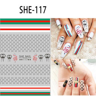 Brand Name Nail Sticker — Nailsjobs by Zurno