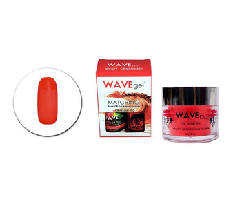 WAVEGEL 3IN1 MATCHING (GEL+LACQUER+DIP) - #77(WCG77) CRIMSON RED
