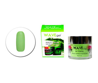 WAVEGEL 3IN1 MATCHING (GEL+LACQUER+DIP) - #85(WCG85) GREEN MATCHA