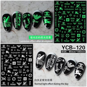 Nail Sticker Glow YCB-120