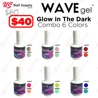 WaveGel Glow in The Dark Combo 6 Colors