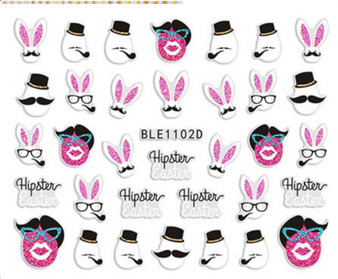3D Nail Sticker - Easter Collection BLE1102D