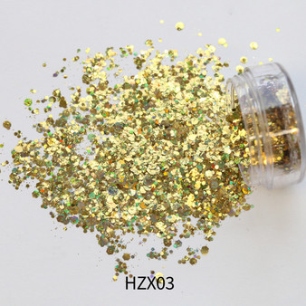 Solvent Holographic Glitter Mixed - HZX03