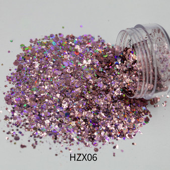 Solvent Holographic Glitter Mixed - HZX06