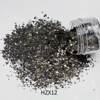 Solvent Holographic Glitter Mixed - HZX12