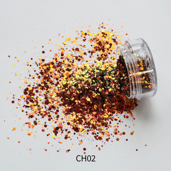 Mixed Glitter Powder Mixed - CH02