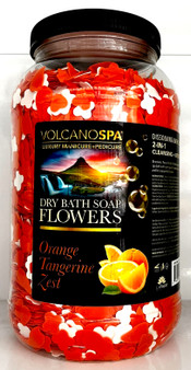 Lapalm Volcano Spa  Dry Bath Soap Flowers 1G - Orange Tangerine Zest