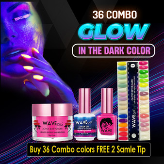 WAVEGEL GLOW COMBO 3IN1 36 COLORS (#01- #36) - FREE 2 SAMPLE TIP