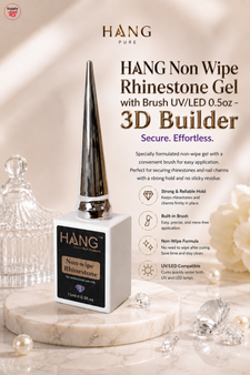 HANG Non Wipe Rhinestone Gel with Brush UV/LED 0.5oz – 3D Builder