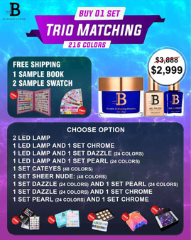 Billionaire Trio 4in1 Full Set 216 Colors