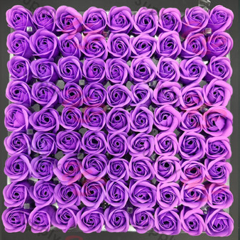 Rose Dissolving Spa Soap 81pcs - Purple - Buy 2 Free 1