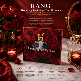 HANG Blooming Red Cateye 18ml 18 Colors