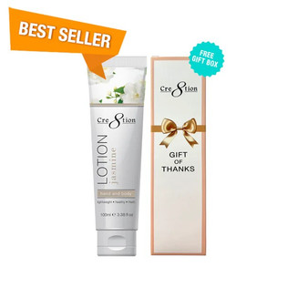 Cre8tion Hand & Body Lotion Jasmine 100ml/3.3oz + Free Gift Box