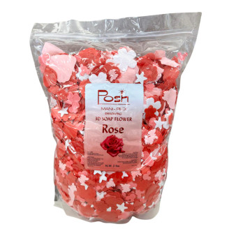 POSH Flower Soap 2lbs Bag - Rose (Buy 5 Free 1)
