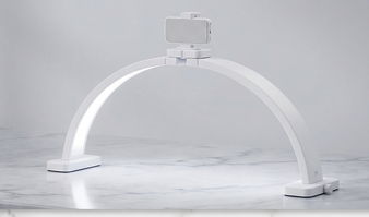 Phoenix Desktop Foldable Half Moon Light - White