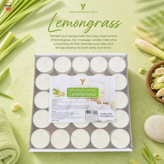 Yellowstone Massage Candle - Lemongrass
