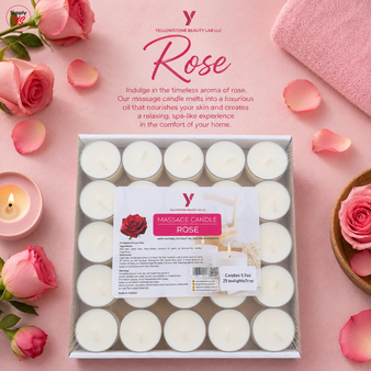Yellowstone Massage Candle - Rose