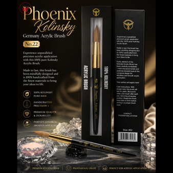 Phoenix Kolinsky Germany Acrylic Brush No.22