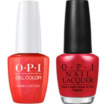 OPI Matching Set Gimme a Lido Kiss V30