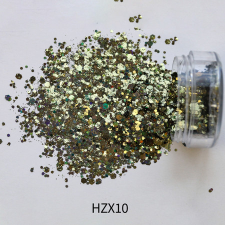 Solvent Holographic Glitter Mixed - HZX10