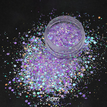Mixed Glitter Powder Mixed - HD02