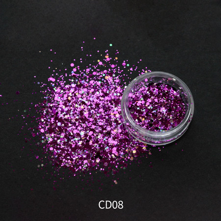Mixed Glitter Powder Mixed - CD08
