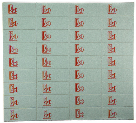 Red Nail Design Shiny Buffer Sheet 36pcs