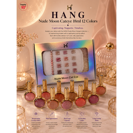 HANG Nude Moon Cateye 18ml 12 Colors