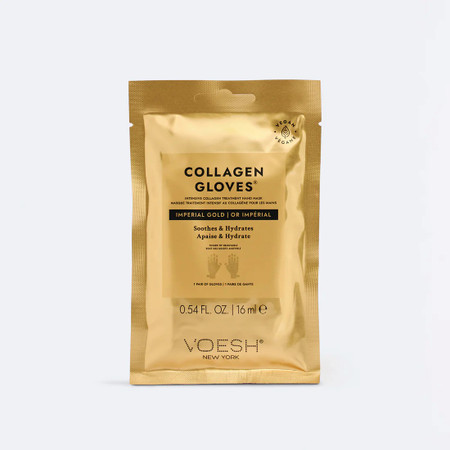 VOESH Collagen Mask Gloves - Imperial 24K Gold Box of 60 pair (Buy 5 Free 1)
