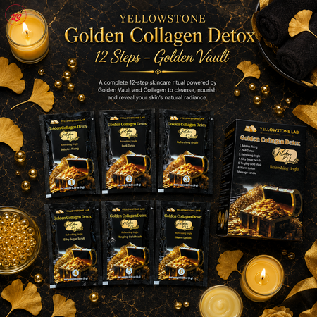 YellowStone Golden Collagen Detox 12 Steps - Golden Vault