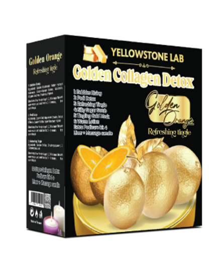 Yellow Stone Golden Collagen Detox 12 Steps - Golden Orange