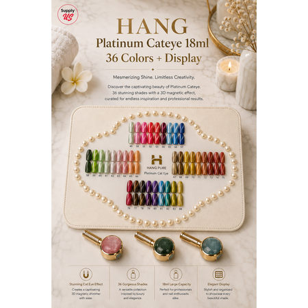 HANG Platinum Cateye 18ml 36 Colors + Display