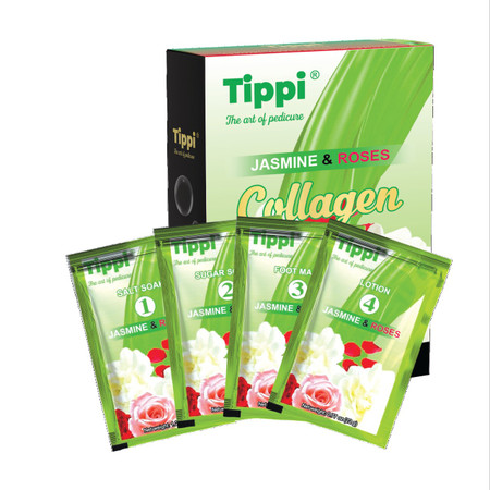 Tippi Collagen Pedi in a Box 4in1 - Jasmine & Roses