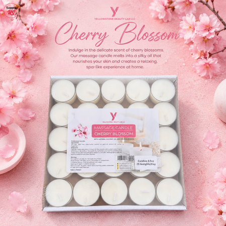 Yellowstone Massage Candle - Cherry Blossom