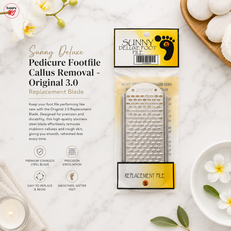 Sunny Deluxe Pedicure Footfile Callus Removal - Original 3.0 Replacement Blade