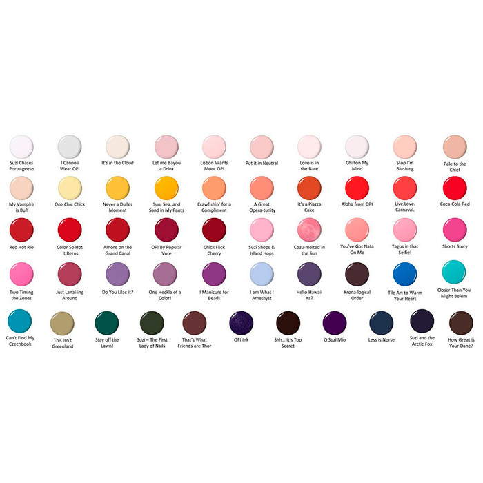 OPI Dipping Colors 1.5 Oz 51 Colors US Nail Supply LLC